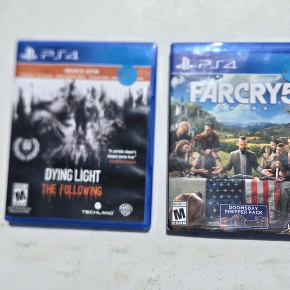 2 PSAs, Farcry 5 - Doomsday Pepper Pack, Dying Light - The Following - Picture 1 of 5